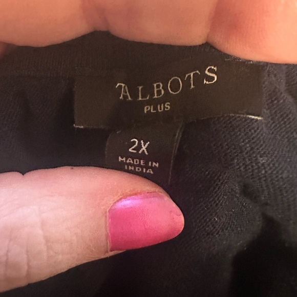 Elegant Navy Dress with Lace Sleeves - Picture 3 of 6